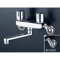 KVK KV KM140GZMR2 寒 2ハンドル混合栓 240mm 1個（直送品）