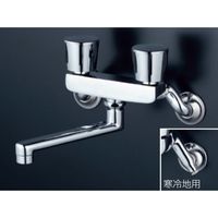 KVK KV KM140ZEXR2 寒 2ハンドル混合栓 240mm 1個（直送品）
