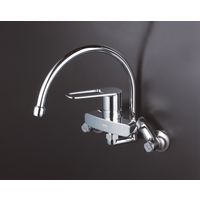 KVK KV MSK110K スワンパイプ シングル混合栓