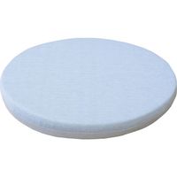イケヒコ 低反発円形シートクッション セゾン 直径約400×高さ約40mm ブルー 9845855 １セット(4枚入)（直送品）