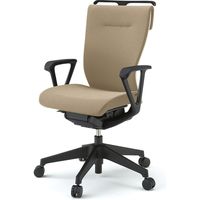 【設置込】イトーキ コセールチェア ハイバック ループ肘付 ハンガー付 樹脂脚 イエロー×ホワイト×イエロー 1脚（直送品）