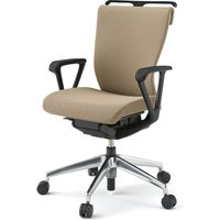 【設置込】イトーキ コセールチェア ローバック ループ肘付 ハンガー付 アルミ脚 イエロー×ホワイト×イエロー 1脚（直送品）