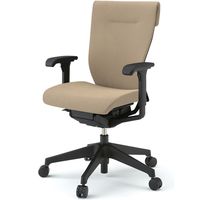 【設置込】イトーキ コセールチェア ハイバック 可動肘付 樹脂脚 イエロー×オフブラック×イエロー 1脚（直送品）