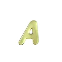 光 ゴールドメタル文字 「A」 天地35mm×1mm GM35ーA GM35-A 1個（直送品）