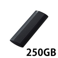SSD 外付け ポータブル 250GB USB3.2(Gen2) ブラック ESD-EH0250GBK エレコム 1個（直送品）
