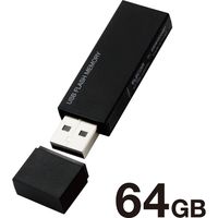 USBメモリ USB2.0対応 キャップ式 セキュリティ機能対応 ストラップホール付 MF-MSU2Bシリーズ エレコム