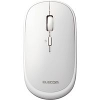 エレコム BlueLEDマウス/薄型/Bluetooth対応/4ボタン/ポーチ付/ホワイト M-TM10BBWH 1個