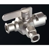 アイシス メタルルアーバルブ 3方 メスルアー:メスルアー:オスルアーロック 65-2105-18 1個（直送品）