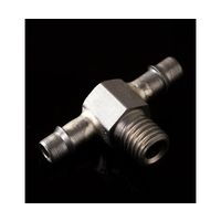 アイシス 1/4ー28UNFオスネジ付きSUSアダプターT型 4mmチューブ用 65-2104-06 1個（直送品）