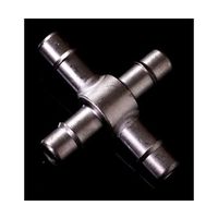 アイシス メタルX型コネクター 6mmチューブ用 65-2104-51 1個（直送品）