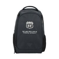 ケイワーク Phillips 66 リュック ブラック 65-2344-01 1個（直送品）