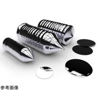 6インチ(SEMI)シリコンウェハ 研究用 [N(100)，1ー100Ω，] 片面ミラーDF品 10枚 65-3738-18 1箱(10枚)（直送品）