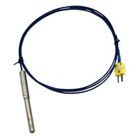 アズワン K熱電対(オメガコネクタタイプ) 中国語版校正証明書付 KTO-8050C 1本 3-1675-01-57（直送品）