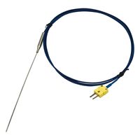 アズワン K熱電対(オメガコネクタタイプ) 英語版校正証明書付 KTO-16150C 1個 2-8107-03-56（直送品）