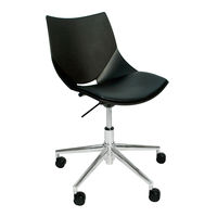 cerantola コスカスィーベルX クッション チェア ブラック koskasw-xc/bk 1脚（取寄品）