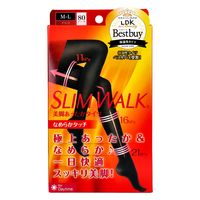 スリムウォーク 美脚あったかタイツ なめらかタッチ ブラック M-L PH933　4セット ピップ（直送品）