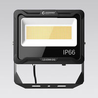 グッド・グッズ LED投光器 100W 17000LM 電球色　LD-E9W-DQ　１台（直送品）