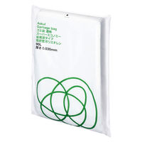 アスクル ゴミ袋 スーパーエコノミー 省資源タイプ 透明 低密度 90L 厚さ0.030mm 1パック（100枚入） オリジナル（わけあり品）