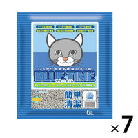 ブルータイム 紙砂 猫砂 6L 7袋 サンメイト ※リニューアル後商品