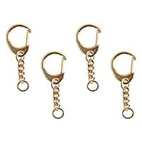 日本紐釦貿易 キーホルダー金具 100個入