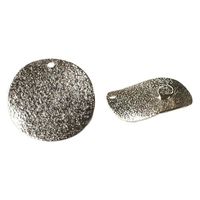 日本紐釦貿易 メタルプレート 波打ちタイプ スターダスト 丸大 シルバー φ20mm 6個 KE451-S（直送品）