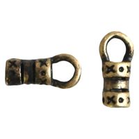 日本紐釦貿易(Nippon Chuko) 日本紐釦貿易 カシメキャップ10個入り 1.5mm用 アンティークゴールド KE638-AG　5袋（直送品）