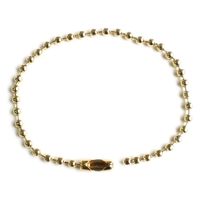 日本紐釦貿易(Nippon Chuko) 日本紐釦貿易 ボールチェーン ゴールド 全長14cm 2本入 NS227-2T　10袋（直送品）