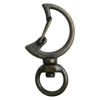 日本紐釦貿易 チャームナスカン 月 アンティークゴールド 外径W1.9cm 10個入 S27-509-AG（直送品）