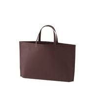 アズワン 不織布バッグ 底マチA4横 ダークブラウン 63-1290-48 1箱(100枚)（直送品）