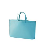 アズワン 不織布バッグ 底マチA4横 ライトブルー 63-1290-56 1箱(100枚)（直送品）