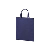 アズワン 不織布バッグ A4マチ無 紺 63-1290-12 1箱(100枚)（直送品）