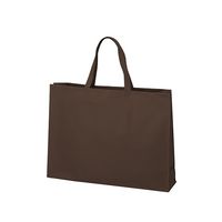 アズワン 不織布バッグ 角底 大 ダークブラウン 63-1290-89 1箱(100枚)（直送品）