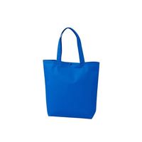 アズワン 不織布バッグ 船底ホック付きA4縦 ブルー 63-1291-39 1箱(100枚)（直送品）