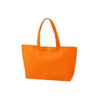 アズワン 不織布バッグ 船底ホック付きA4横 オレンジ 63-1291-47 1箱(100枚)（直送品）