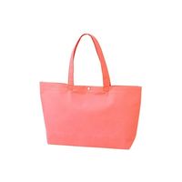 アズワン 不織布バッグ 船底ホック付きA4横 ピンク 63-1291-51 1箱(100枚)（直送品）