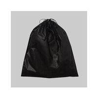 アズワン 不織布インナー巾着 黒 M 63-1291-58 1箱(100枚)（直送品）