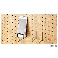 アズワン 有孔パネル用ワイドフック W5.4cm 5本組 BK 63-3373-46 1組(5本)（直送品）