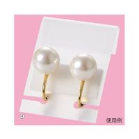 アズワン イヤリング用台紙S 半透明 100枚 63-3374-16 1箱(100枚)（直送品）