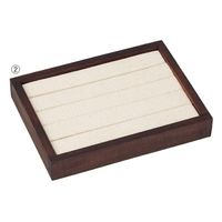 アズワン ウッドトレイ 台紙ディスプレイ台 S ブラウン 63-3374-30 1台（直送品）