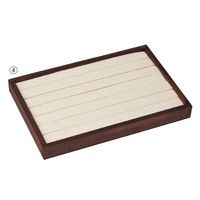 アズワン ウッドトレイ 台紙ディスプレイ台 M ブラウン 63-3374-32 1台（直送品）