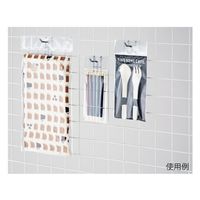 アズワン 透明袋 クリア ヘッダー付き 11×18cm 100枚 63-3383-74 1箱(100枚)（直送品）