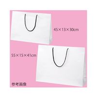 アズワン マット貼り紙袋 白 45×13×30cm 150枚 63-3385-64 1箱(150枚)（直送品）