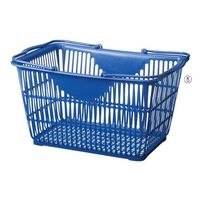 アズワン 買物カゴ(28リットル) インディゴブルー 10個 63-3390-95 1個(10個)（直送品）