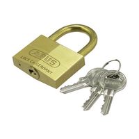 松冨 アバス シリンダー南京錠 63-5461-04 1個（直送品）