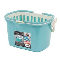 日本メデカルサイエンス 水切り付バケツ 10L アクア 63-5595-40 1個（直送品）