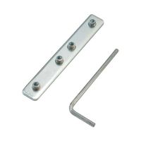 ハヤノ産業 タペストリーバーFF20用連結金具 10個セット FF20K 1セット(10個) 64-0956-71（直送品）