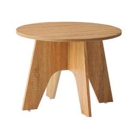 アズワン 木製ラウンドテーブル上段 φ60cm ALL低圧メラミン化粧板 63-5727-13 1台（直送品）