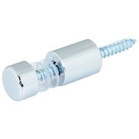 ハヤノ産業 壁付パーツ PN20ー12Cr クローム 10個セット FPAN2012C 1セット(10個) 64-0959-35（直送品）