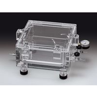 サンプラテック アクリル真空デシケーター(ドレンバルブ付) UBーD型 16532 1台 64-3683-01（直送品）