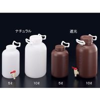 サンプラテック PE取手付広口瓶